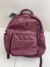 Simply Vera Vera Wang Handbag Cargo Backpack Purse Burgundy