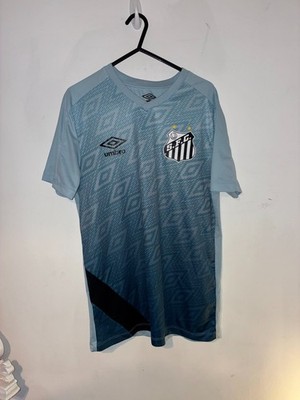 Trainingsshirt Santos FC Umbro 2020 - Größe S - Blau - Neuwertig
