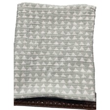 Cloud Island Baby Blanket Green White Triangle Muslin Cotton 45x38 F16933508