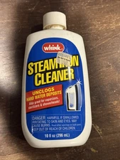 Whink Steam Iron Cleaner 10 oz Bottle Unclogs Hard Water Deposits Full