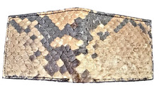 Reticulated Python Billfold wallet snake skin Original New Authentic Mens wallet