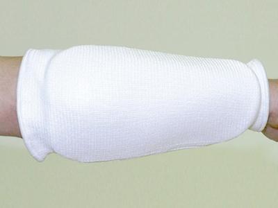 Unterarmschoner, Baumwolle mit Polsterung. Gr. L, Taekwondo, Karate, Ju Jutsu