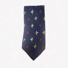J.Z. DOUBLE BLACK Hand-Made ©Design No. 5047-3 100% Silk USA Made Necktie! EUC!