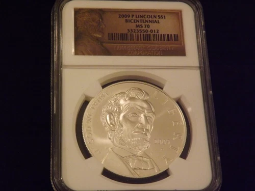 2000-P   $1         Abraham Lincoln      Bicentennial        NGC  MS 70