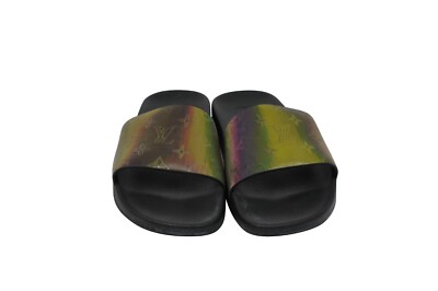 Louis Vuitton limited hologram men’s slides Louis Vuitton Prism Monogram Holographic Slides US12 UK11  main image 2