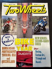 Vintage Two Wheels magazine  - March 1986    - motorbikes Australia Honda Ducati