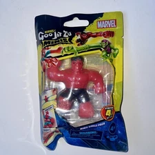 Marvel Heroes Goo Jit Zu Minis 2.5"  Red Hulk Stretchy Mini Action Figure New