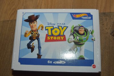 Hot Wheels Toy Story 4 Box Set 6 Fahrzeuge Buzz Forky Woody etc neu sealed