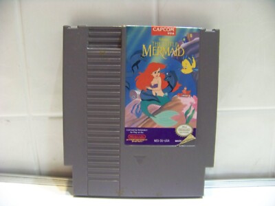 DISNEY'S THE LITTLE MERMAID NES cartridge only Vintage Nintendo game