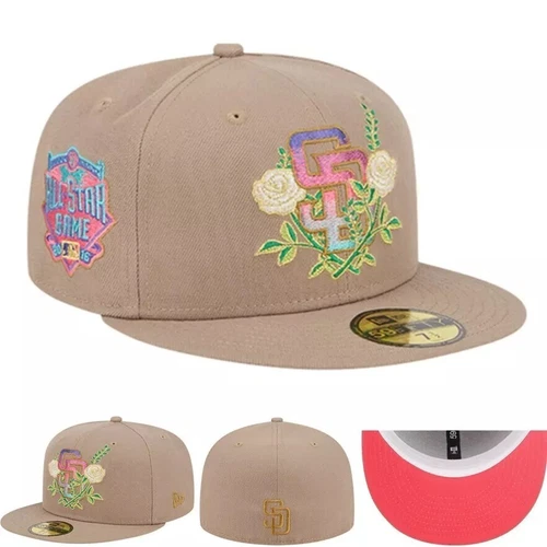 Neu San Diego Padres Baseball Ära Mütze 59FIFTY eng anliegende Mütze -5950-2 - Bild 19 von 44