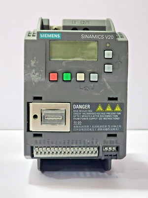 SIEMENS SINAMIC V20 6SL3210-5BB15-5AV0 0.75HP AC200-240V FAST SHIP