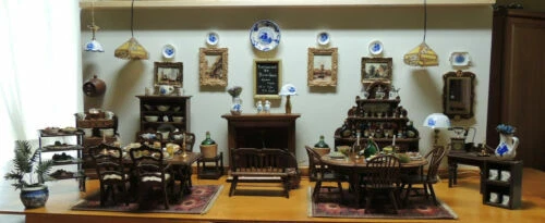 Arredamento in legno scala 1:10 per case di bambole e miniature