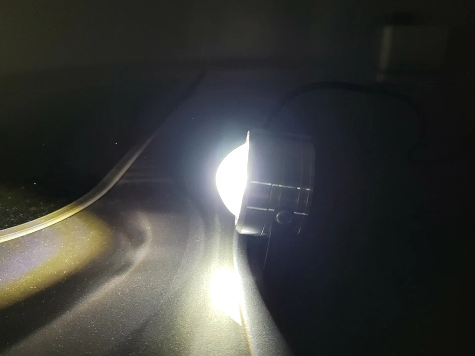 Lámpara LED de Trabajo Luces de Diurno con opción estroboscópica, Juego de dos (2). Foto 4 de 4