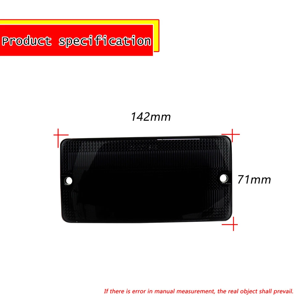 Kit de carcasas de luces de señal de giro de parrilla delantera con lente ahumada para Ford Bronco 1969-1977 Foto 4 de 4