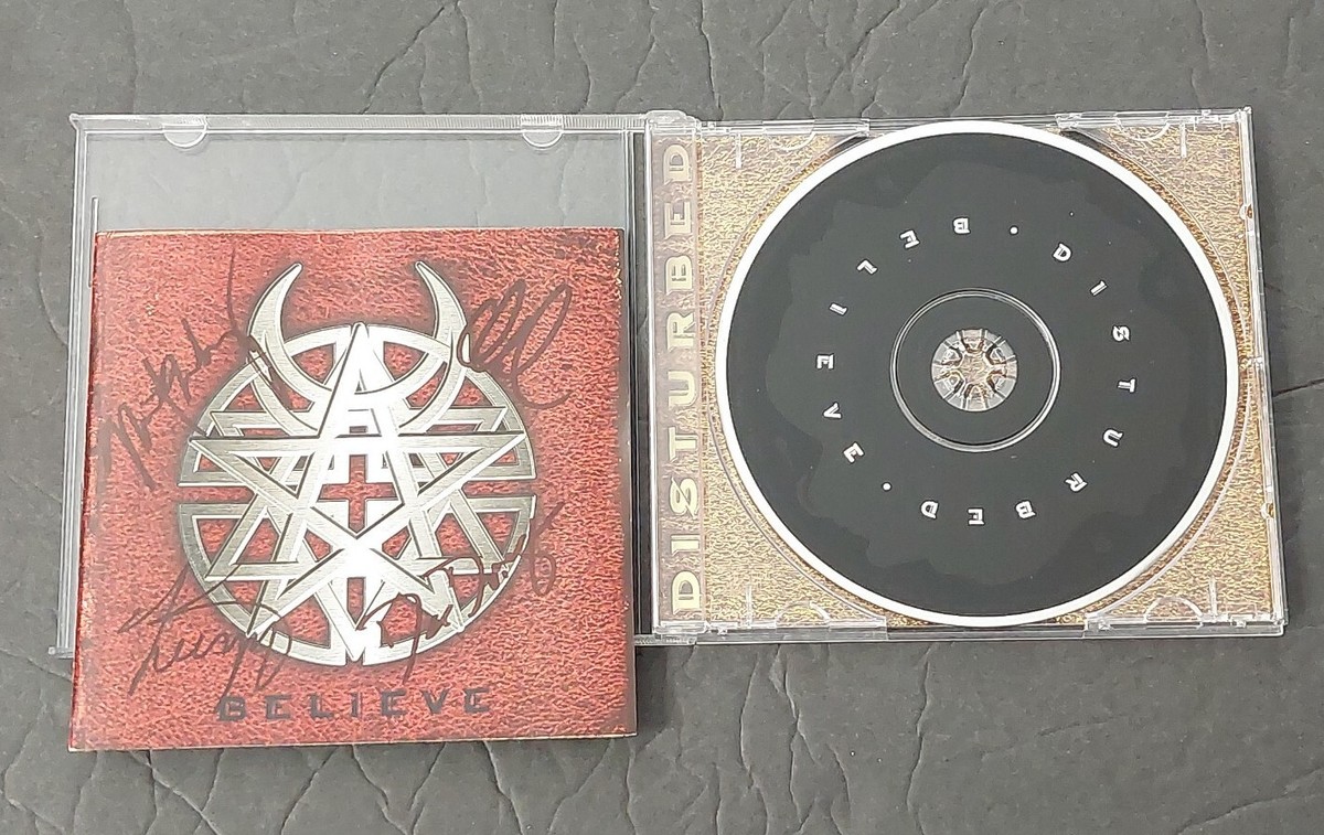 Disturbed Believe サイン入り CD ピック付き Disturbed Believe サイン入り CD ピック付き Disturbed