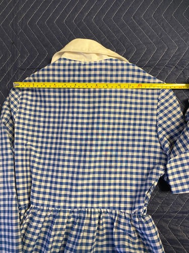 Abito vintage Sears JR Bazaar Gingham Prairie - taglia 7 - Foto 12 di 12