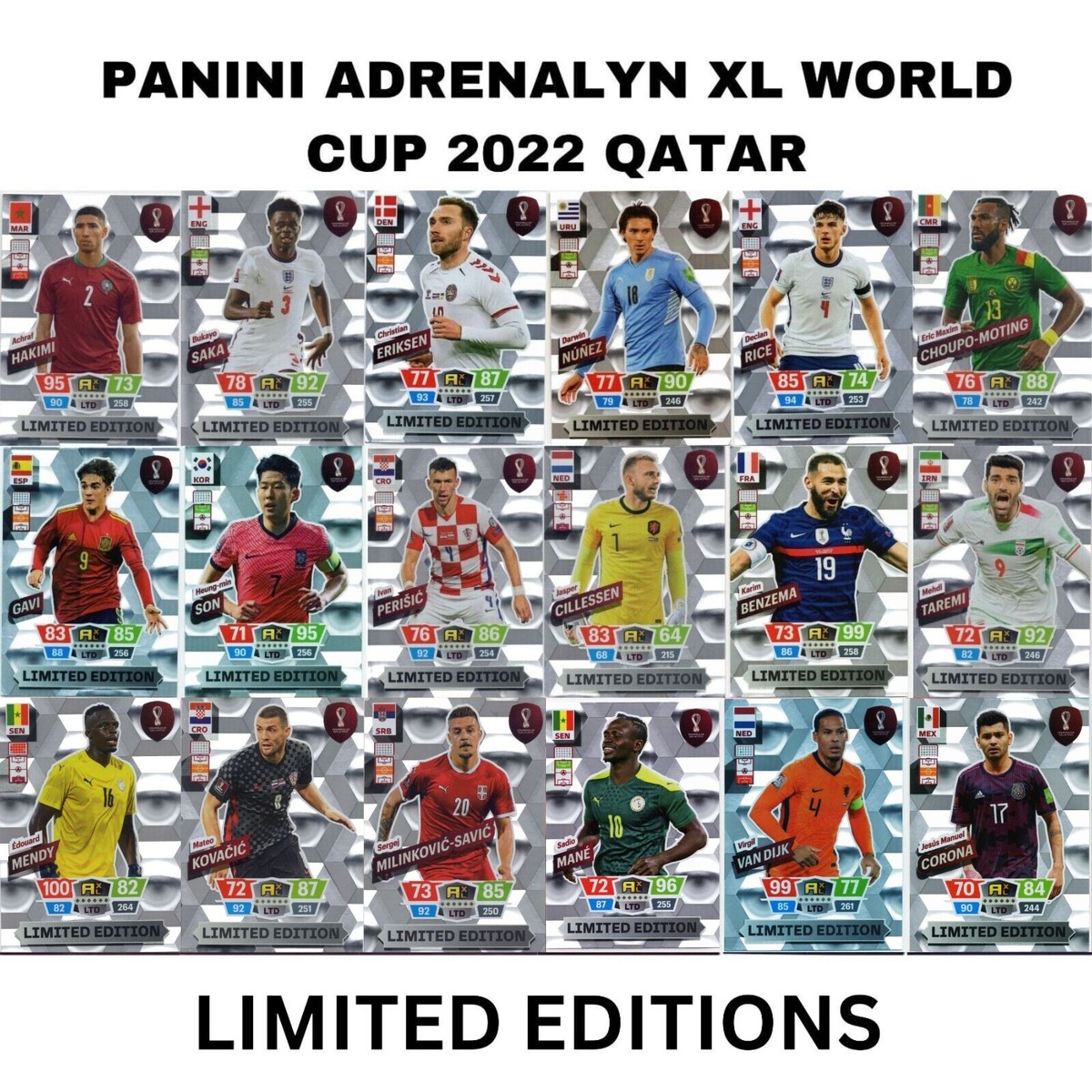Panini Adrenalyn XL FIFA World Cup Qatar 2022 - LIMITED EDITIONS