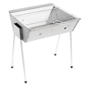 Charcoal Braai Barbecue Stainless Steel Grill Outdoor Cooking Camping 8 Person