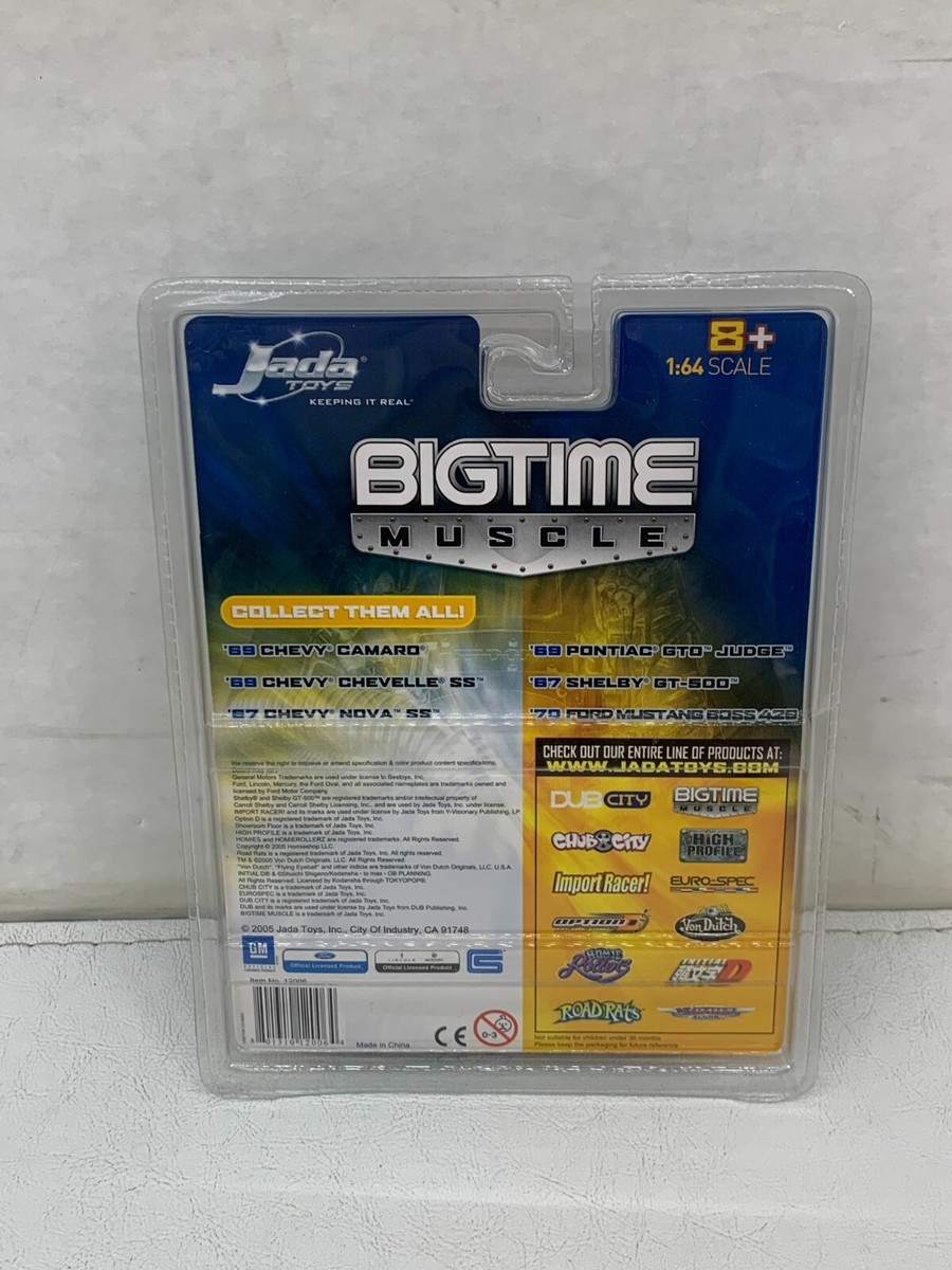 【TiTO限定】 TiTO×T-B model BIG ROUND2 Jada Dub City Bigtime Muscle 69 Chevy Camaro CLTR 025 orange