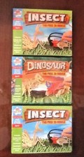 Lot of 3 Insect Two Pack 3D Models 2 Insect Kits  1 Dinosaur Kit Kids Create