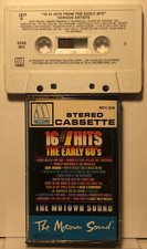 16 1 Hits from the Early 60's by Various Artists Cassette,Motown MOTC 5248