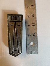 1966 Ford Galaxie Fender Emblem Badge With Pins Oem C6ab-16188-b  2