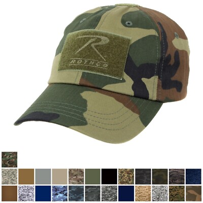 Rothco Tactical Operator Cap Adjustable Military Contractor Hat Army Camo