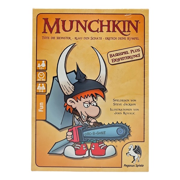 Munchkin Basisspiel + Erweiterung Abartige Axt Pegasus Spiele Kartenspiel Neu-image