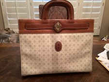 VINTAGE POLLINI LEATHER HANDBAG