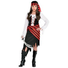 Buccaneer Beauty Pirate Costume Girls Small 4 - 6