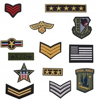 13Er Set Applikationen Patches MilitäR AufnäHer Zum AufbüGeln