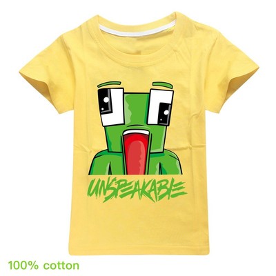 Kinder Top Neu Jungen Mädchen Ärmeln T-shirt kurzen mit für Mode Kinderkleidung