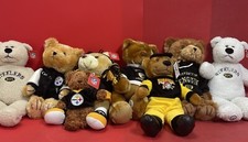 PITTSBURGH STEELERS Teddy Bear Plush Stuffed Animal Lot 8