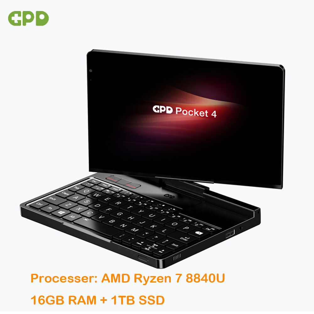 GPD Pocket 4 Ryzen AI 9 HX 370（32GB/2TB） Amazon.com : GPD Pocket 4 [AI 370-32GB+2TB] Modular Handheld