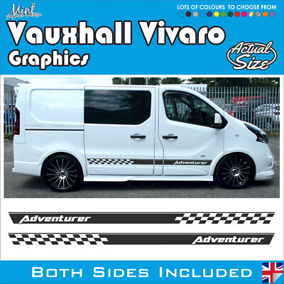 SWB Vauxhall Vivaro Motorhome Camper Decals Stickers Van Graphics NO P&P 380