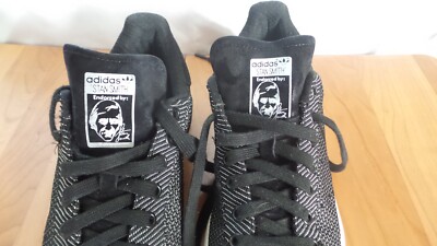 Adidas Stan Smith M17157 Black Woven Sneakers Men’s 9 Classic Casual adidas Stan Smith Original M17157 Sneakers Black/White Weave  main image 2