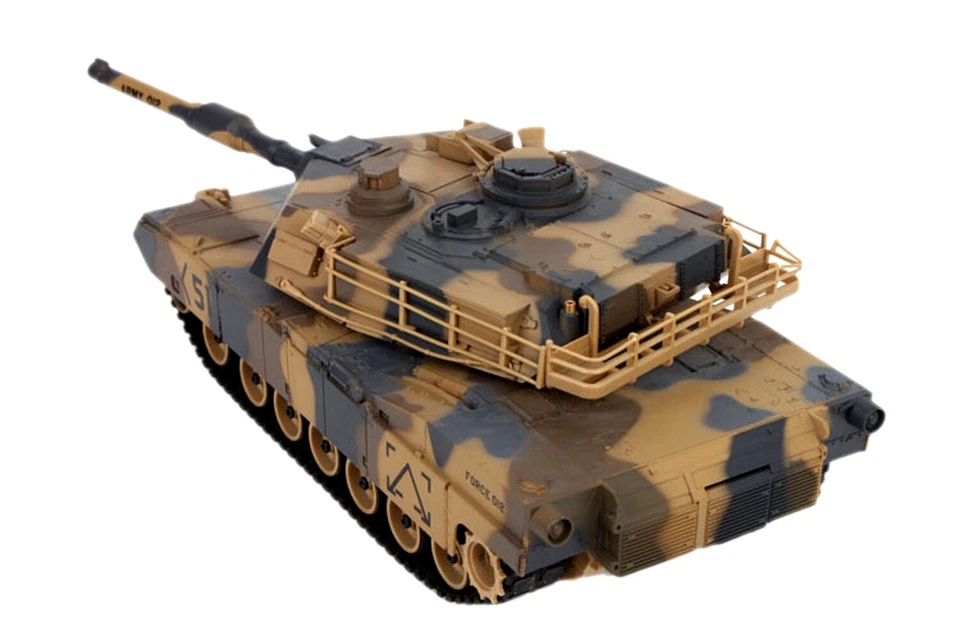 SELL AS IS Abrams M1A2 USA Battle Tank Airsoft 16" RC Camo Military Vehicle Used - Image 2 of 4