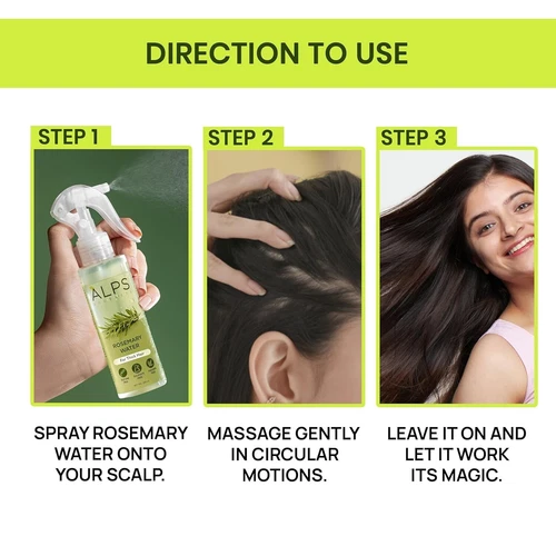 Alps Goodness Rosmarin Wasserspray für Haarwachstum reduziert Haarausfall - Bild 5 von 7