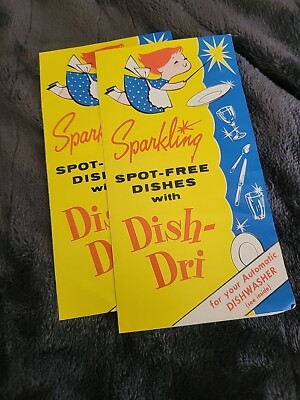 Vintage Solventol Sparkling Spot Free Dish Solvent Brochure