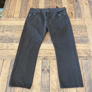 Mens LEVIS 501 Jeans Classic Button Fly Size 40W 30L Brown Denim | eBay