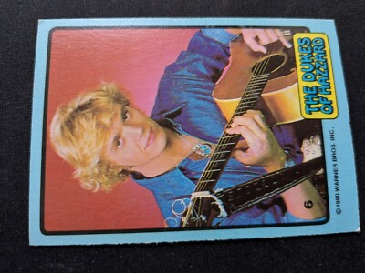 1980 Donruss The Dukes of Hazzard Card # 6 Beau - Playing Guitar (EX)