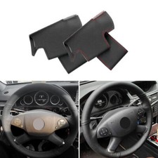Fit Mercedes E-Klasse W212 09-12 Lenkradbezug Leder&nbsp;Lenkradh&uuml;lle Lenkradschoner