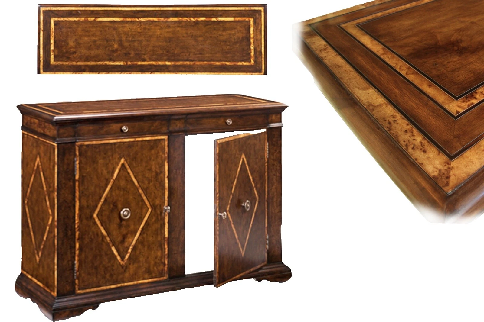 Walnut Rustic/Primitive Sideboards, Buffets & Trolleys