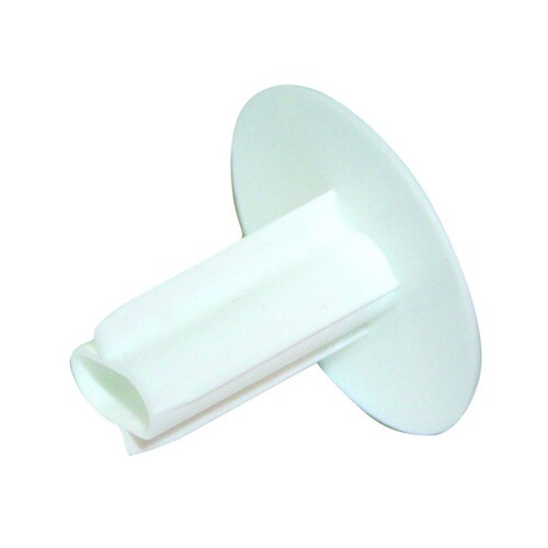 Cable Hole Tidy Grommet Twin White 2 x 7mm 50