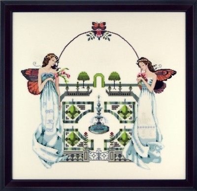 MD110 ''Spring Topiary Garden'' Mirabilia Chart + MH Beads + Caron 0.5 + Kreinik