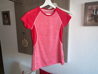 Sport T-Shirt wandern 1803 born in the Alps rot Gr. 34 NEU