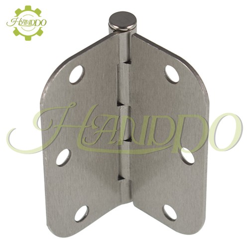 Satin Nickel Interior Door Hinges 50 Pcs 3.5×3.5" 2.2mm With 5/8" Radius Corners - Picture 5 of 8