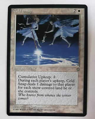  COLD SNAP  ICE AGE 1995 EISZEIT  NM  WHITE  MAGIC THE GATHERING  MTG KÄLTEWELLE