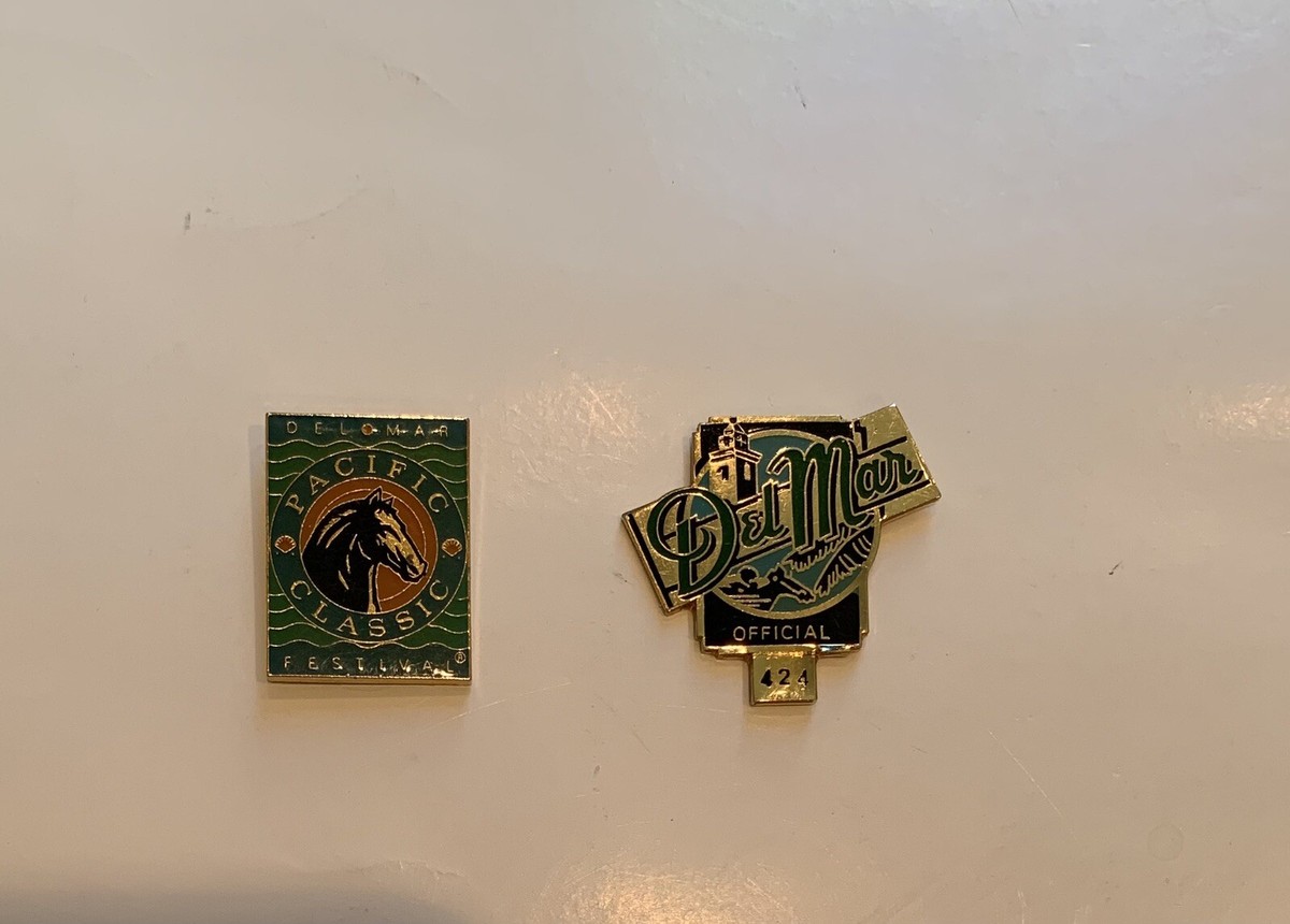 Del Mar Horse Race Track Pin Lot Pacific Classic Festival Official 