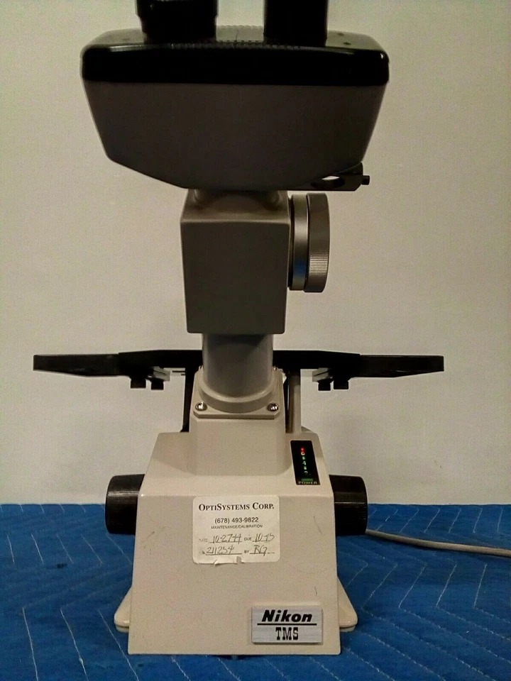 Microscopio trinocular de contraste de fase invertida Nikon TMS-F con Ph 2 DL, Ph 1 DL, 4 Foto 3 de 4